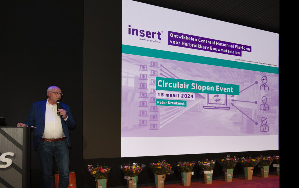 Presentatie tijdens circulair slopen event