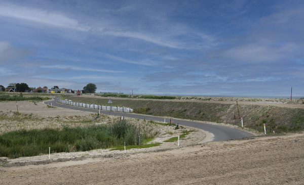 Dijkversterking tussen Volendam en Durgerdam.