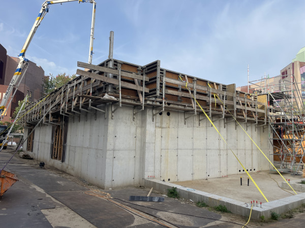 De twee toekomstbestendige nieuwe stralingsbunkers van het Zwolse ziekenhuis.