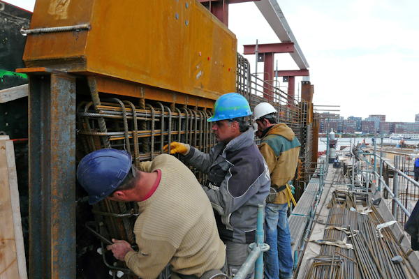 Werknemers in de bouw